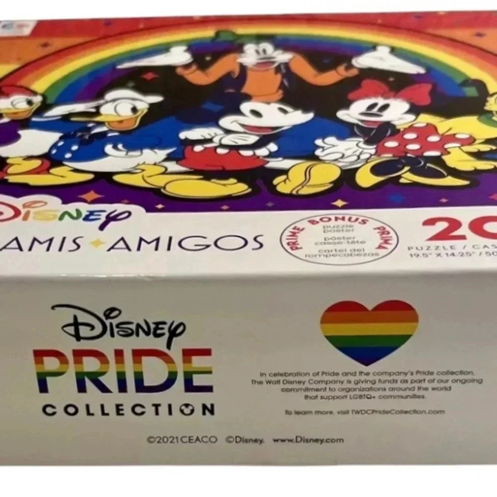 Disney - Pride Collection Ceaco Jigsaw Puzzle Mickey and Friends - 200 Piece NWT - Picture 3 of 4